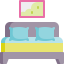 Double bed icon 64x64