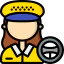 Taxi driver ícone 64x64
