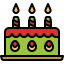 Birthday cake icon 64x64