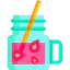 Strawberry juice icon 64x64