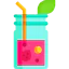 Strawberry juice icon 64x64