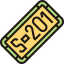 License plate icon 64x64