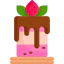 Strawberry cake icon 64x64
