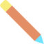 Color pencil biểu tượng 64x64