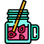 Strawberry juice icon 64x64