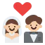 Bride and groom 图标 64x64