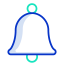 School bell icon 64x64