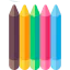 Colored pencils アイコン 64x64