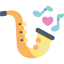 Saxophone Symbol 64x64