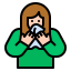 Sneezing icon 64x64