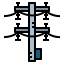 Electric pole icon 64x64