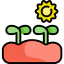 Growing plant icon 64x64