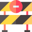 Road barrier icon 64x64