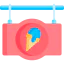 Ice cream shop icon 64x64