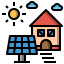 Sustainable home ícono 64x64