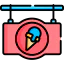 Ice cream shop icon 64x64