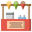 Ice cream shop icon 64x64