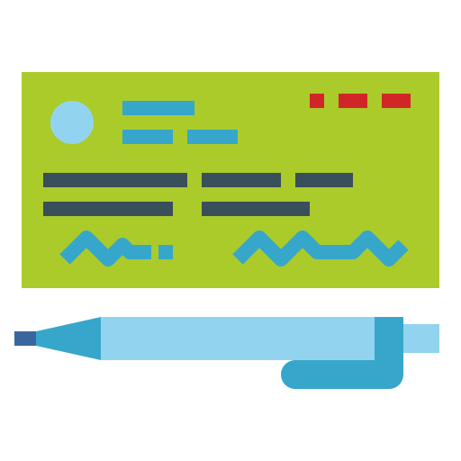Cheque icon