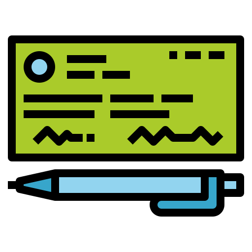 Cheque icon