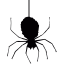 Hanging spider icon 64x64