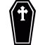 Coffin with cross icon 64x64