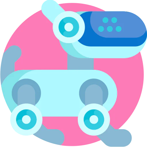 Robot dog icon
