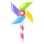 Toy windmill icon 64x64