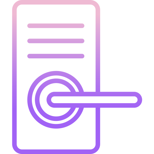 Door lock icon