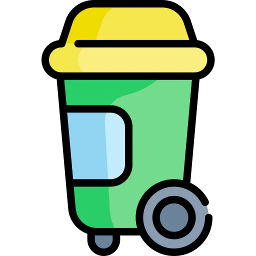 Trash can icon