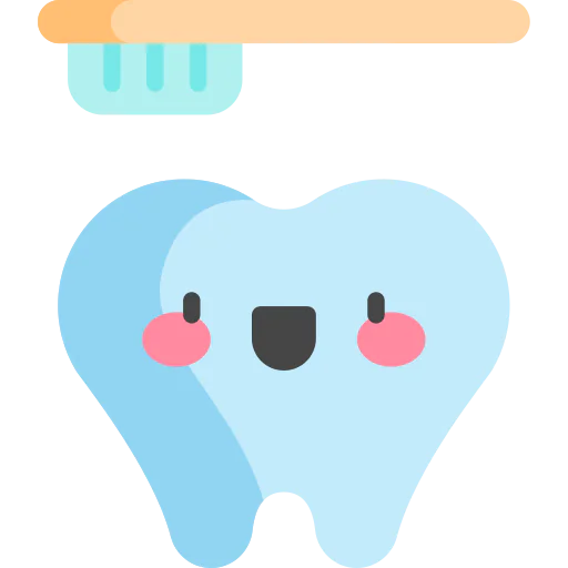 Teeth brushing icon