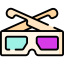 3d glasses іконка 64x64