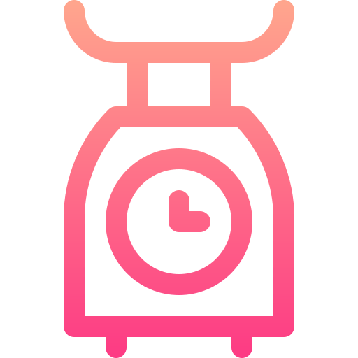 Kitchen scale icon