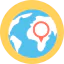 Earth globe アイコン 64x64