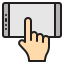 Touch screen ícono 64x64