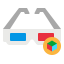 3d glasses icon 64x64