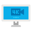 4k film ícono 64x64