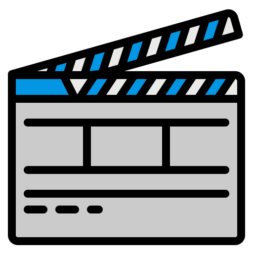 Clapperboard icon