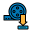 Movie reel icon 64x64
