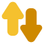 Up and down arrows icon 64x64