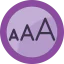 Text size icon 64x64