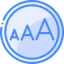 Text size icon 64x64