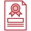 Сертификат иконка 64x64