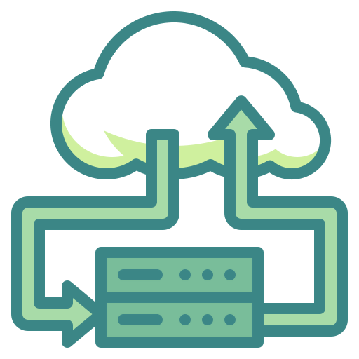 Cloud computing icon