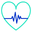 Heart beat icon 64x64