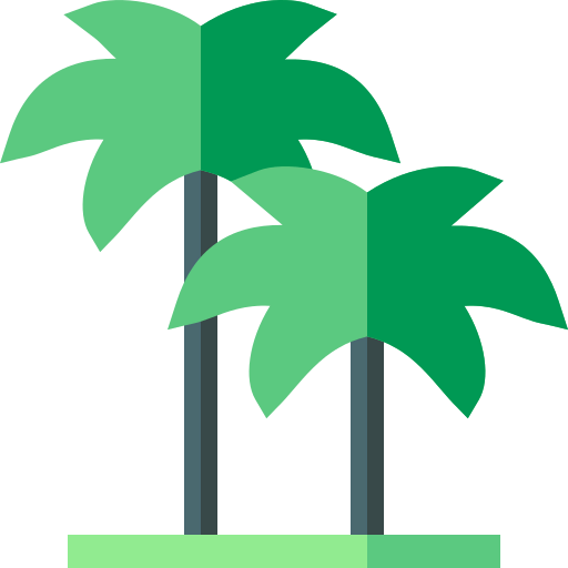 Palm trees icône
