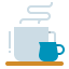 Hot coffee icon 64x64