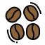 Coffee beans Ikona 64x64
