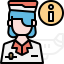 Stewardess icon 64x64