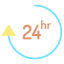 24 hours icon 64x64