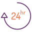 24 hours 图标 64x64